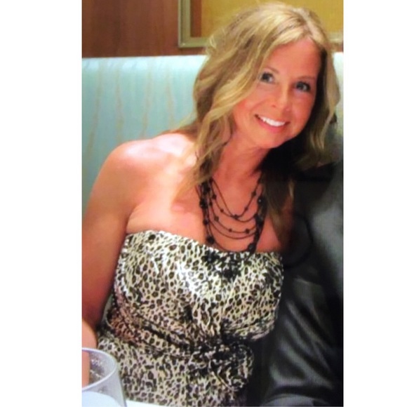 Leopard strapless dress by SNAP - Picture 2 of 8